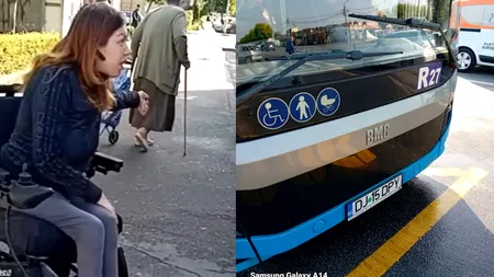 O tânără cu handicap a fost UMILITĂ de un șofer de autobuz: 