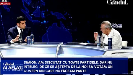 Simion a citit la Gândul scrisoarea primită de la Grindeanu, prin care este invitat să se alăture „comisiei de criză”. Ce i-a răspuns liderul AUR