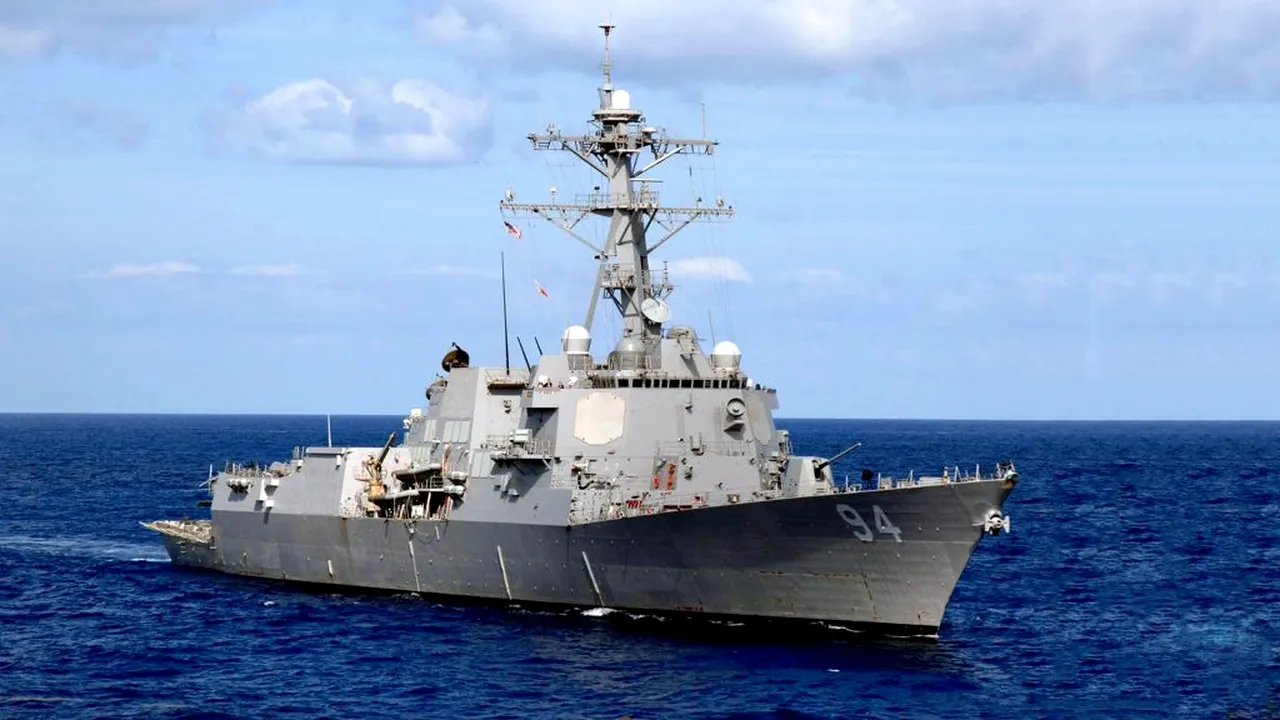 DEMONSTRAȚIE. O navă americană a navigat în apropierea coastei venezuelene după sosirea unei nave iraniene
