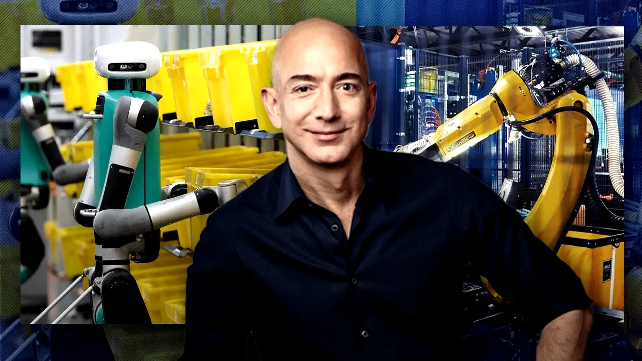 Jeff Bezos, Amazon. Roboții vor fura 600.000 de locuri de muncă în Statele Unite până în 2033