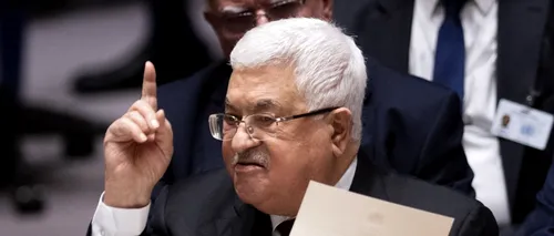 DECLARAȚIE. Liderul palestinian Mahmoud Abbas renunță la acordurile de securitate cu Israel și SUA