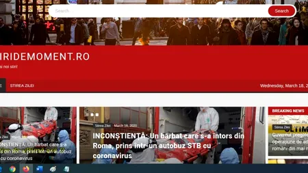 PRIMUL SITE dezactivat de Guvern pentru „formulări și exprimări alarmiste”