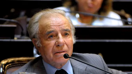 Opt ani închisoare pentru fostului președinte argentinian Menem