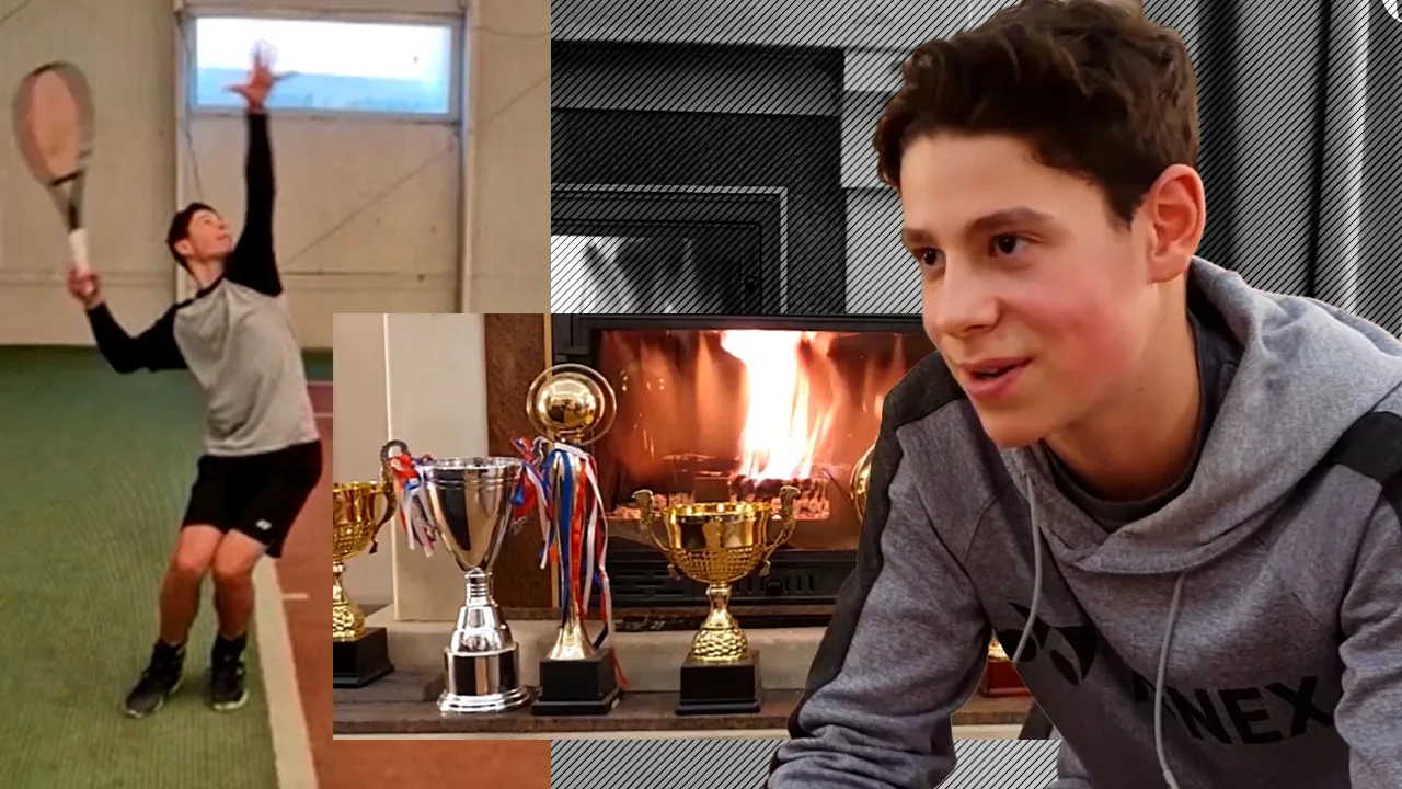 EXCLUSIV VIDEO | Eric Maximmilian Niță, campionul care la 14 ani domină tenisul românesc, are o nouă țintă: Wimbledon. Cu ce preț?