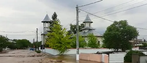 Alertă în Galați: O sută de persoane au fost evacuate în județul Galați, după o viitură formată pe un pârâu - VIDEO 