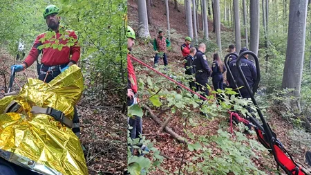 Un cetățean francez s-a aruncat în gol în Comarnic. Poliția a intervenit pentru recuperarea trupului neînsuflețit