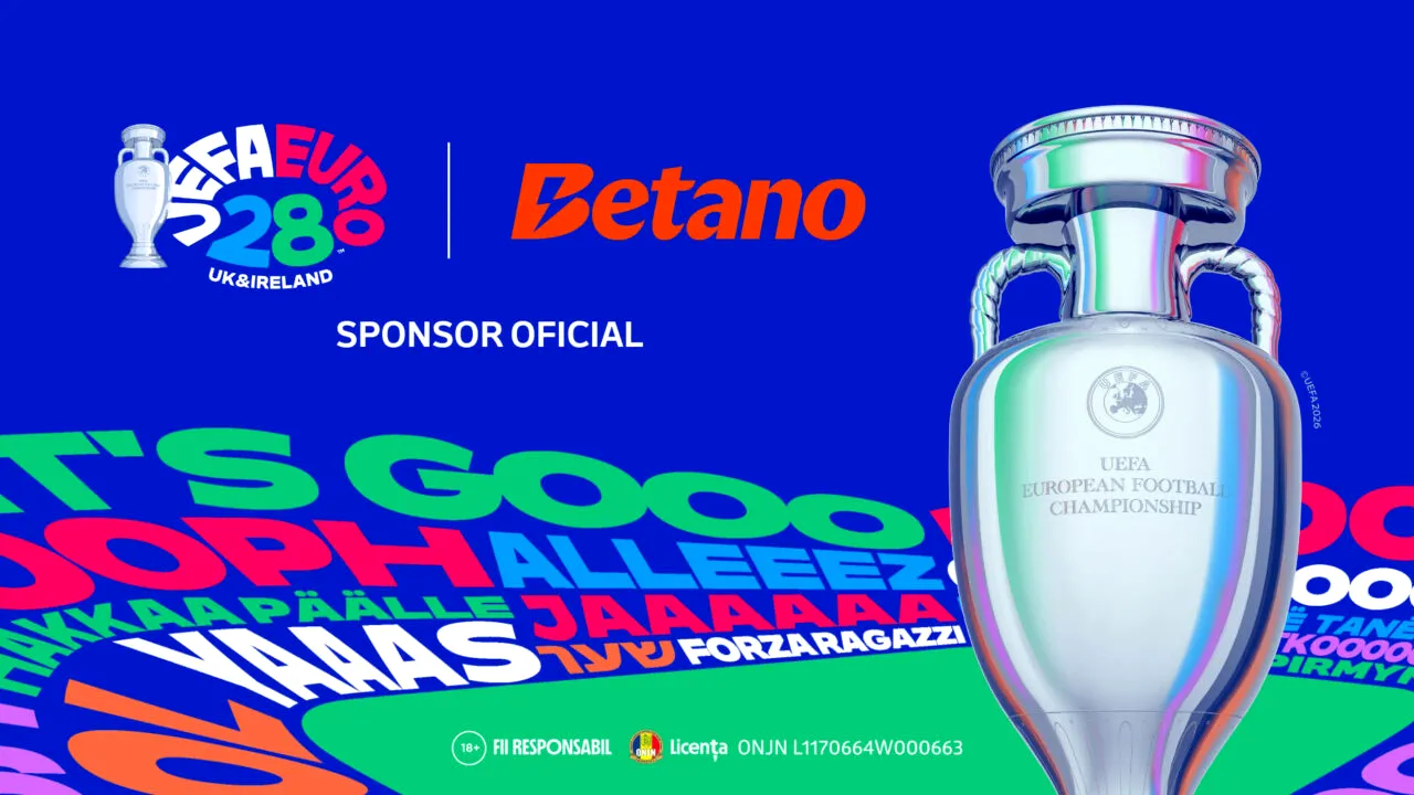 (P) Kaizen Gaming și UEFA anunță că  Betano devine Sponsor Oficial al UEFA EURO 2028™