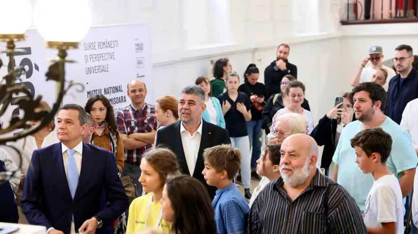 Brâncuşi la Timişoara - Capitală Europeană a Culturii în anul 2023 |  Premierul Marcel Ciolacu și ministrul Sorin Grindeanu, prezenți la eveniment