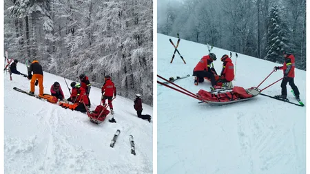 Salvamontiştii fac apel la „responsabilitate” după ce accidentele produse pe pârtiile de pe Valea Prahovei s-au ÎNMULȚIT semnificativ în ultimele zile