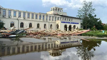 MAI demarează o evaluare tehnică după ce o clădire a Academiei de Poliție a fost serios avariată de furtună. Europol: „Efecte ale unui sistem putred”