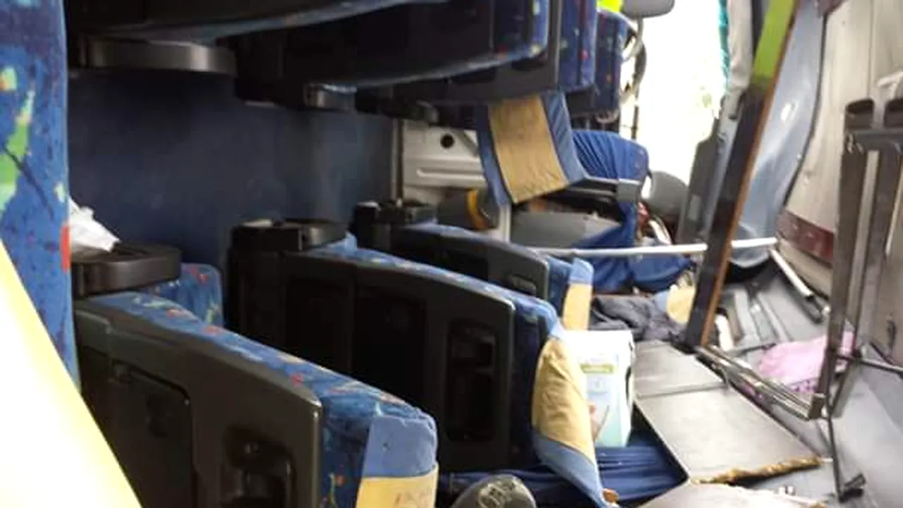 Șapte persoane rănite într-un accident produs pe Autostrada Soarelui