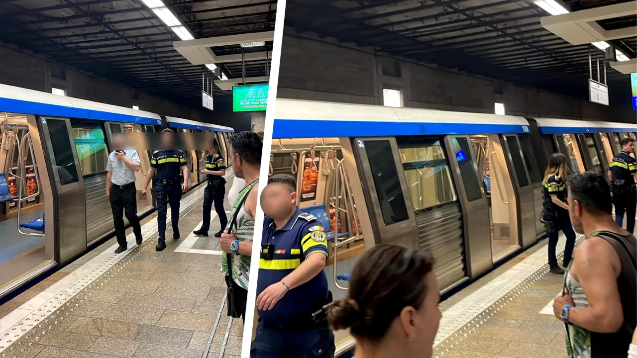 Din ce cauză a ieșit fum la metrou, miercuri, la Piața Unirii 2, când trenul a intrat în stație. Călătorii au crezut că este incendiu