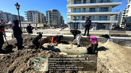 Plajele, verificate cu detector de metale şi echipaj CBRN pentru emisii de gaze după ce un rezervor cu GPL fost găsit îngropat în nisip la Năvodari