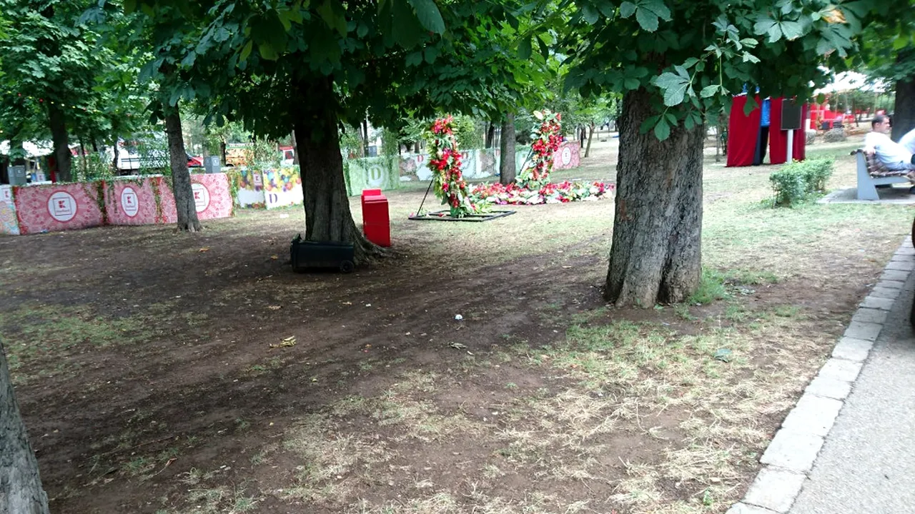 Cine plătește reabilitarea Parcului Central din Cluj, după Untold. Costă 300.000 de lei