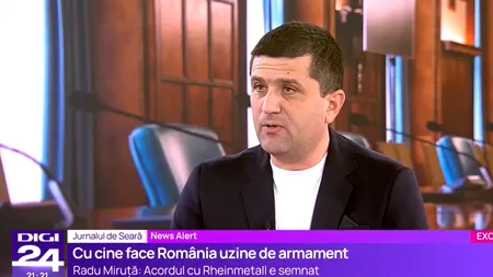 Ministrul Miruță dă vina pe „intermediari” pentru întârzierile de la fabrica de pulberi: „Motorașele intermediare încearcă să o mai deraieze. Nu îmi e clar”