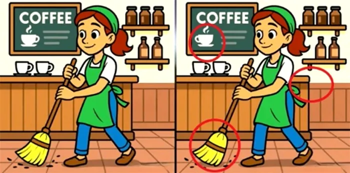 Test de logică | Descoperiți cele 3 diferențe dintre aceste două imagini, în cel mult 18 secunde