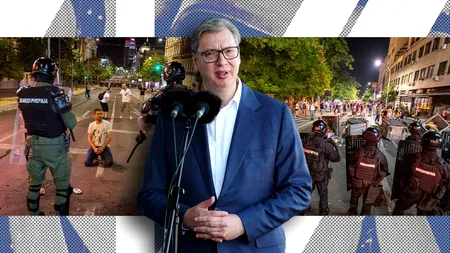 Studenții sârbi continuă PROTESTELE împotriva regimului Vučić. „Să nu se schimbe doar culoarea bastonului folosit pentru a bate oamenii”