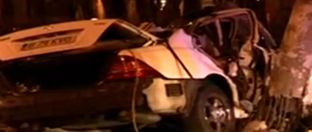 Accident GRAV în Capitală, în noaptea de Revelion: Șoferul era rupt în două de beat