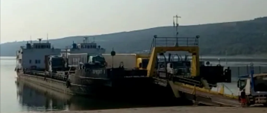 VIDEO | Circulația pe Dunăre cu feribotul pe linia Bechet - Oyahovo a fost reluată