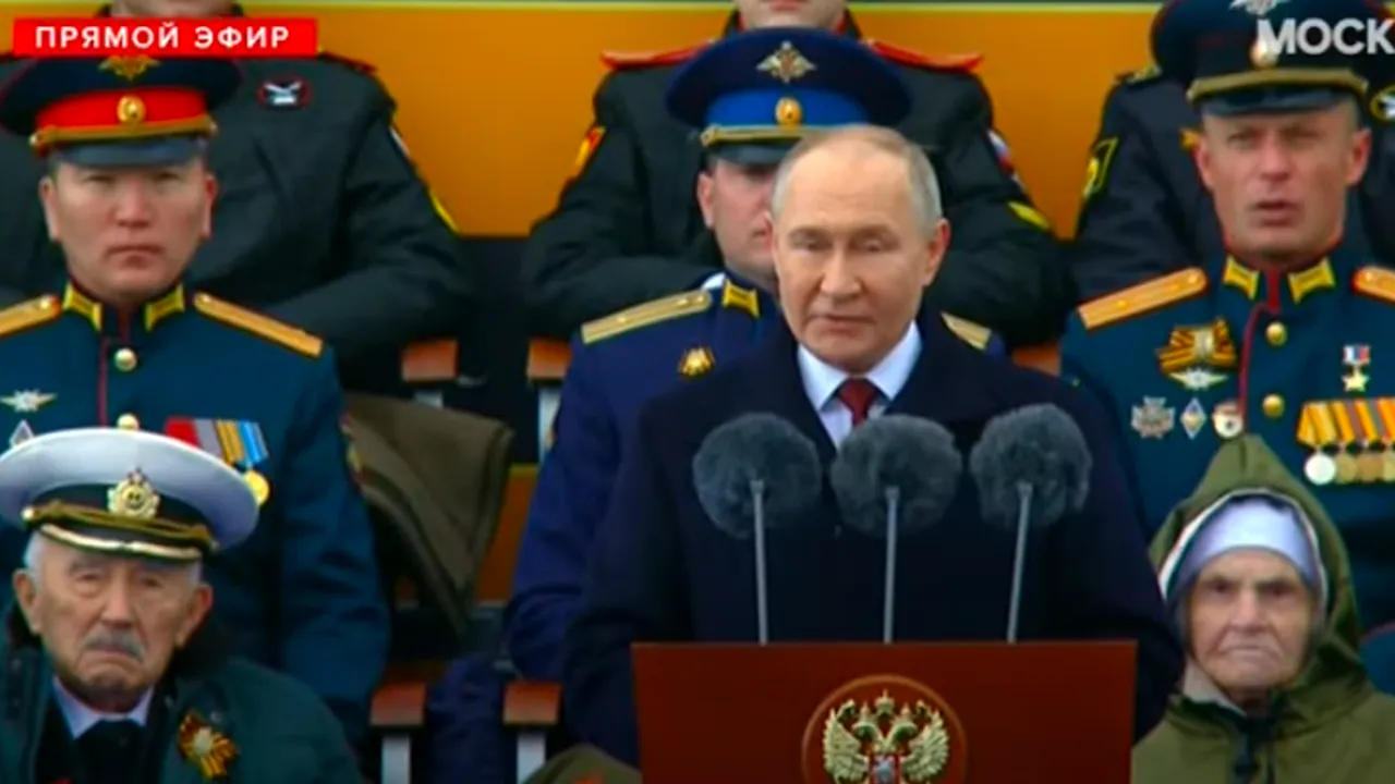 Parada FASTUOASĂ la Moscova de 9 mai. Putin acuză Occidentul că ,,încearcă să denatureze adevărul despre cel de-al Doilea Război Mondial