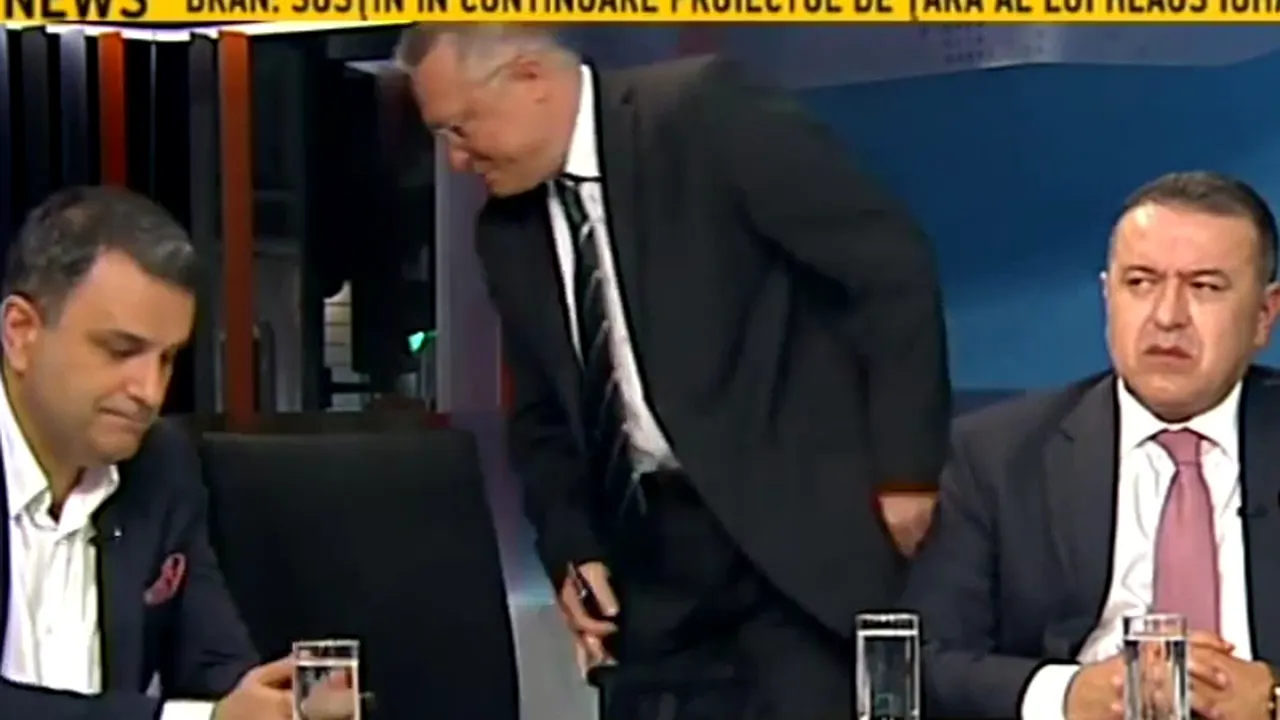 Deranjat de o remarcă făcută de un invitat, Cristian Diaconescu a plecat dintr-o emisiune TV. Nu înainte de a da o replică acidă