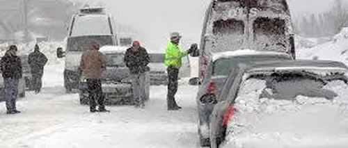 Iarna dă România peste cap: Toate porturile închise din cauza viscolului, trafic feroviar blocat în mai multe zone și restricții rutiere