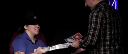 Câți bani a primit o tânără din SUA, care a mers să livreze o pizza la o biserică