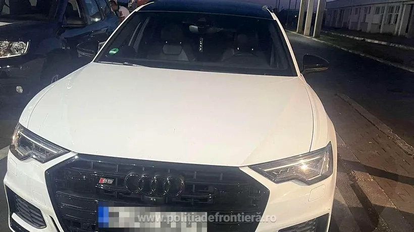 Cetățean german, prins când încerca să iasă din România cu un AUDI de 50.000 de euro dat în urmărire