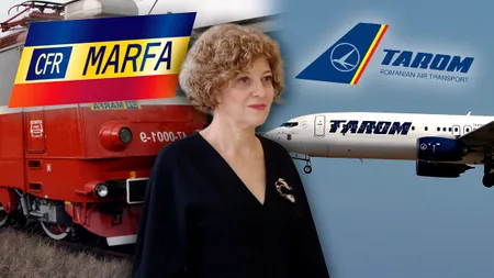 Vicepremierul Oana Gheorghiu spune că CFR Marfă ar putea fi lichidată. Ce se întâmplă cu TAROM