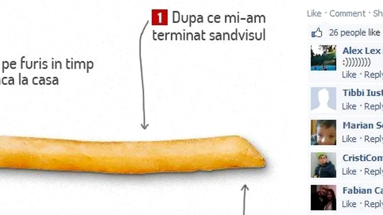 FOTO: Gafa făcută de McDonalds în România