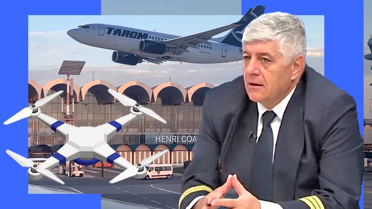 Ce li s-a comunicat piloților în timpul incidentului cu drona de la Aeroportul Otopeni. Mărturia unui comandant TAROM: sunt ca niște bombe cu ceas / fenomenul dronelor, scăpat de sub control