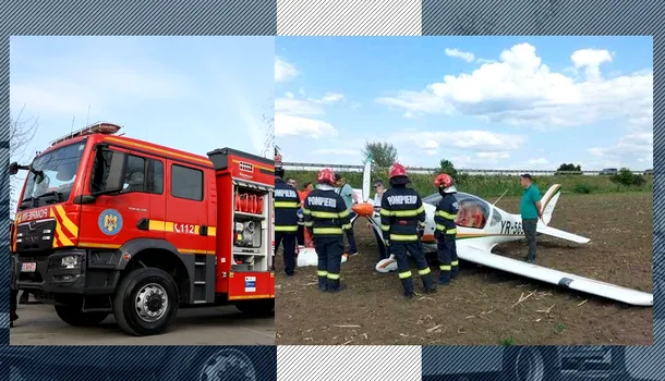 <span style='background-color: #dd9933; color: #fff; ' class='highlight text-uppercase'>ACTUALITATE</span> Un avion utilitar a aterizat în brazdă în Suceava. Nu au fost victime