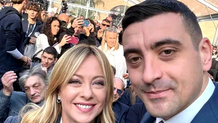 George Simion s-a pozat alături de Giorgia Meloni, la cina Margaret Thatcher, de la Roma: „Este al patrulea an de când particip”
