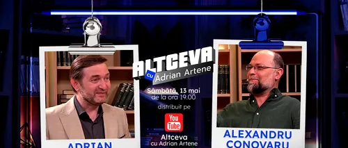 Actorul Alexandru Conovaru, invitat la podcastul ALTCEVA cu Adrian Artene