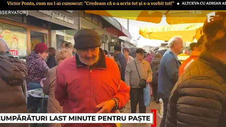 Cumpărături pe ultima sută de metri de Paști. Diferența dintre piețele din București și Bulgaria