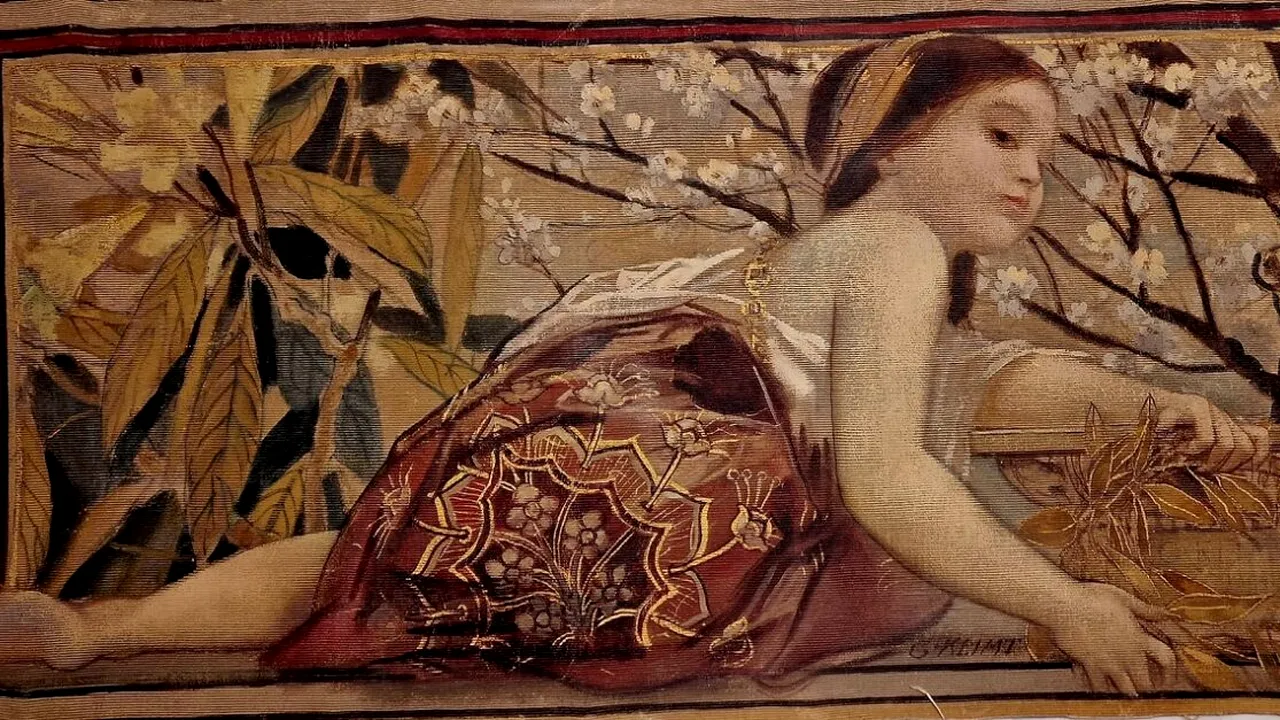 Premieră în România: Două lucrări Gustav Klimt de la Muzeul Peleș, restaurate la Muzeul Brukenthal