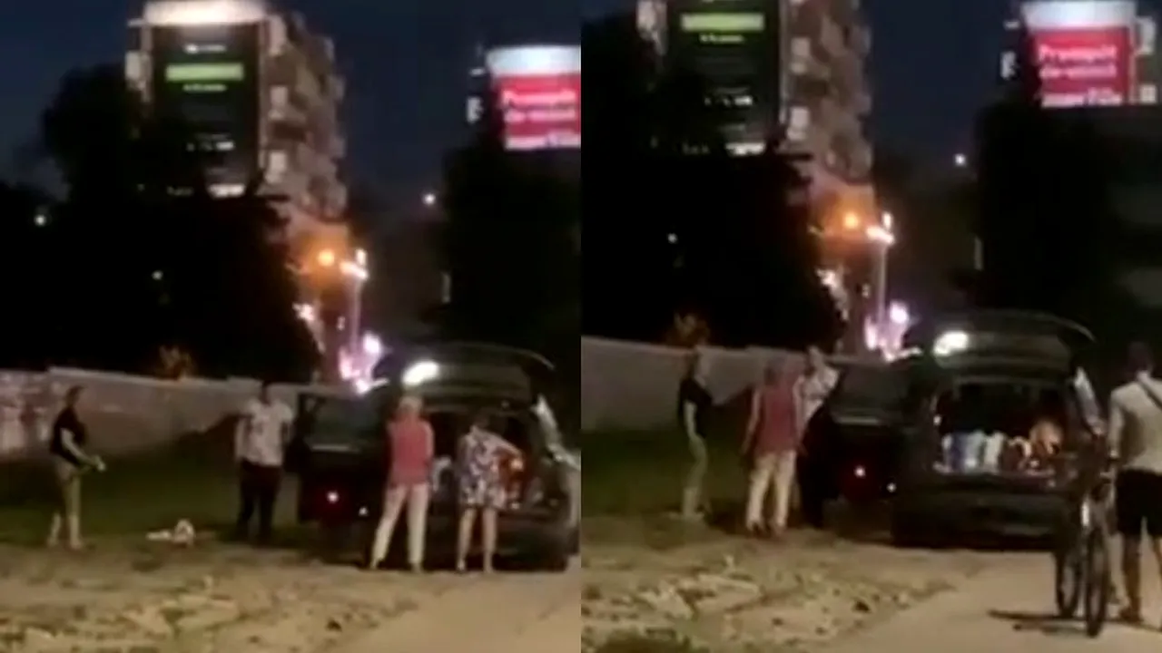 Situație de necrezut în Chișinău: Patru femei fură pavajul de pe o stradă şi îl urcă într-un Audi Q5! - FOTO/VIDEO