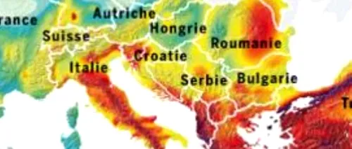 HARTA seismică a Europei. Câte cutremure au fost în România de la începutul lui 2013 până acum