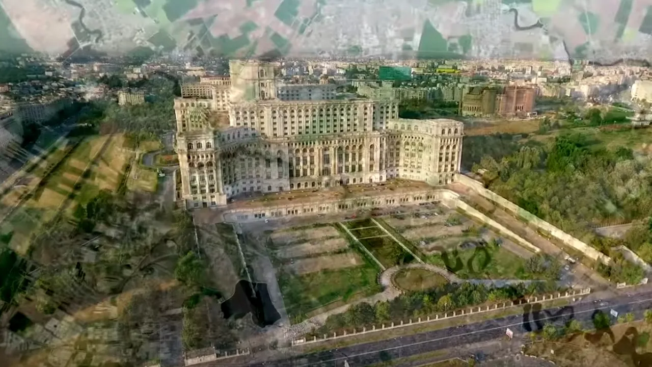 Cum arată Capitala văzută din spațiu de sateliți (VIDEO)