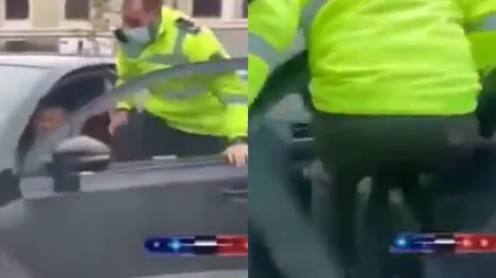 Incredibil cum a încercat un polițist din Cluj să îl oprească pe un șofer fugar: Scene rupte din filmele de acțiune! - VIDEO