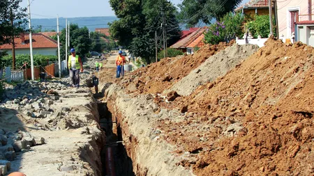 Doar 8% din populația rurală racordare sisteme de canalizare