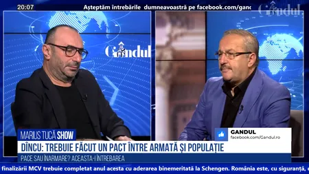 VIDEO | Vasile Dîncu: Sunt tineri care pleacă din armata română. Condițiile de viață nu sunt cum ne imaginăm