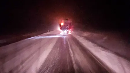 INFOTRAFIC. Starea DRUMURILOR sub viscol și ninsori. Ce șosele sunt ÎNCHISE