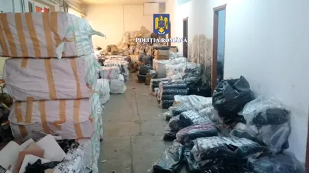 Poliția Capitalei a capturat “un camion“ de parfumuri, pantofi și haine de firmă contrafăcute. Cum operau contrabandiștii