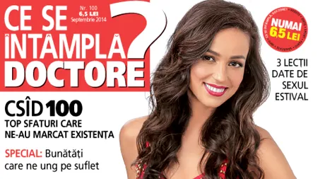 Olivia Steer pe coperta numărului 100 