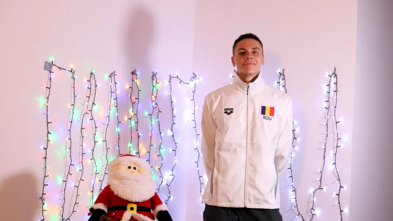 David Popovici păstrează și acum un cadou primit în copilărie de la Moș Crăciun!