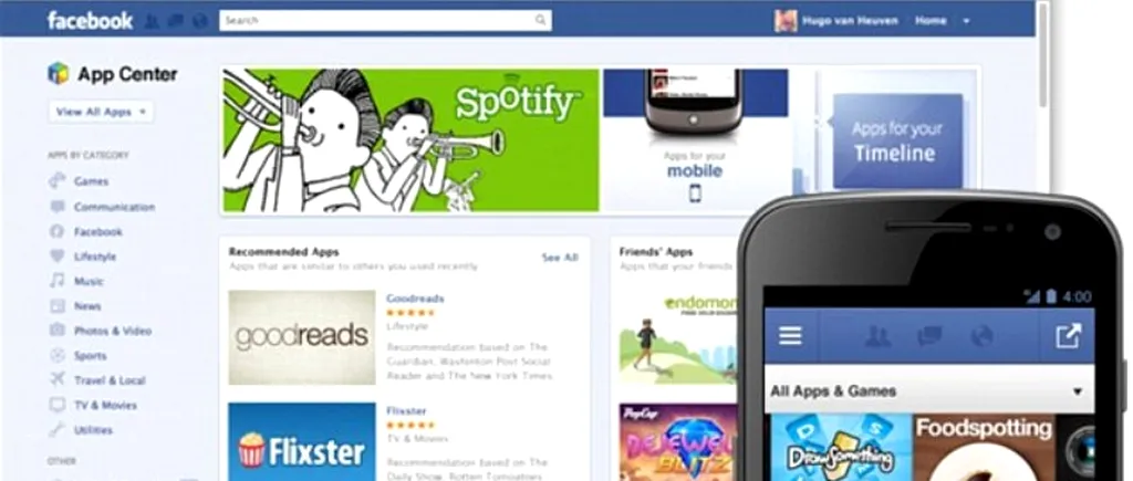 Facebook își lansează propriul magazin on-line de aplicații. Ce poți cumpăra