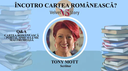 Scriitoarea Tony Mott invitată în cadrul Încotro cartea românească?: „Pentru mine a fost o mare provocare să scriu romane polițiste”
