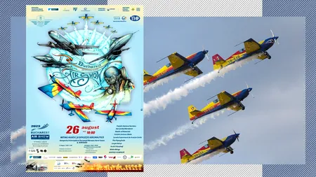 Show aviatic pe Aeroportul Aurel Vlaicu (Băneasa) București. Cine sunt așii acrobației și ce superavioane vor evolua pe cerul Capitalei