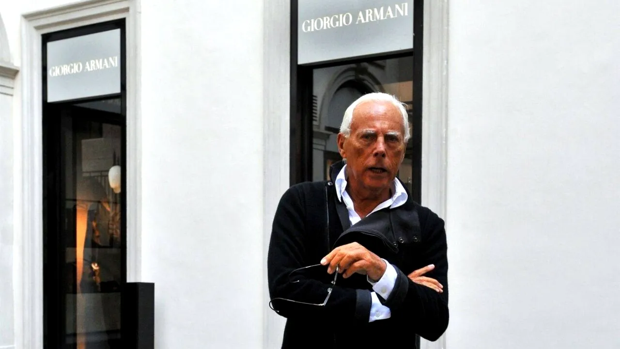 Se trage cortina peste Regele modei. Giorgio Armani va fi înmormântat luni la Milano